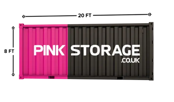 20x8' Pink Storage container